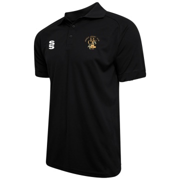 Binfield cc Dual Solid Polo Shirt - Black