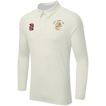 Binfield CC DUAL LONG SLEEVE CRICKET SHIRT (WOMENS)-Ivory