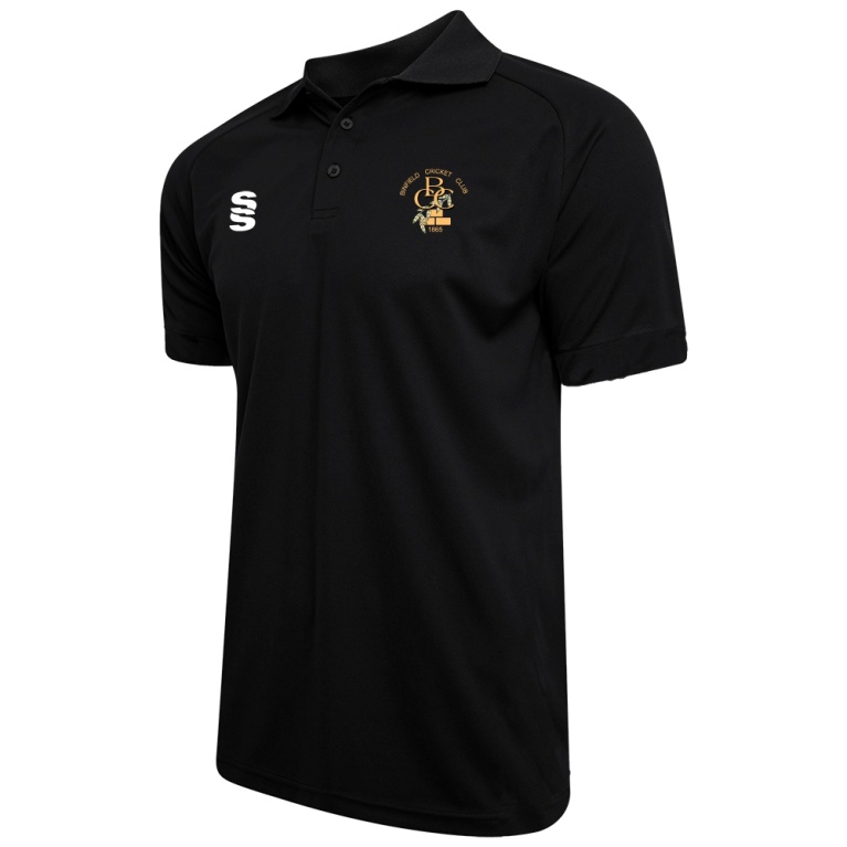 Binfield cc Dual Solid Polo Shirt - Black